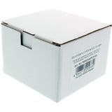 Inline Wall Plate Cat.6a Montaje En Superficie 2x Rj45 Hembra Ral9010 Blanco