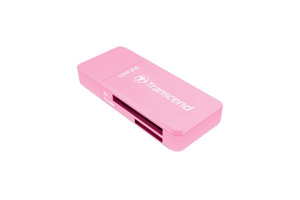 Lector De Tarjetas Externo Transcend Rdf5 Rosa Usb 3.2 Gen 1 (3.1 Gen 1) Type-A