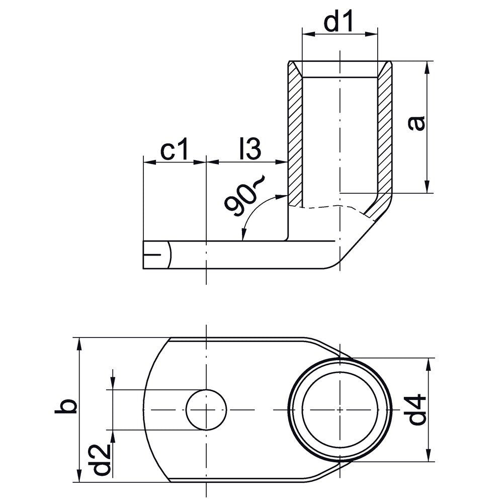 Klauke 47r12, 70 Mm², M12, 25 Unidades(E)