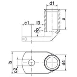 Klauke 47r12, 70 Mm², M12, 25 Unidades(E)