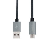 Kabel Usb 2.0 A Meski Do Micro-B Meski, Dl. 2m Szary