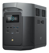Ecoflow Delta 2 Max, Estación De Energía Portátil Negra, 2048 Wh, X-Boost 3100 W, Batería Lfp 604772