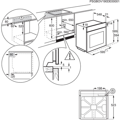 EAN 7333394056043 - AEG Series 5000 OU5AB20SM 72 L 2790 W Acero inoxidable imagen 10