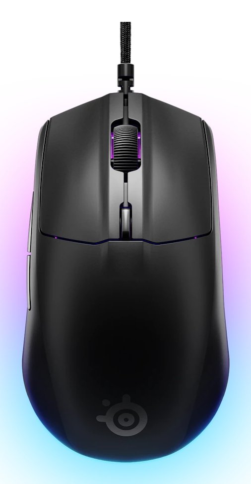 Raton Steelseries - Rival 3 Gen 2 Negro (62515)