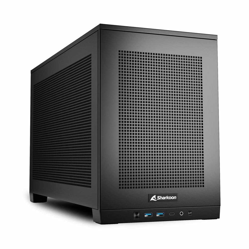 Caja Pc Sharkoon Rebel C20 Itx Rgb 4044951040520 Negra