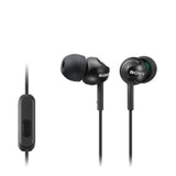 Sony Mdr-Ex110ap Auriculares Internos Con Microen Orejacableadoconector De 3,5 Mmnegro