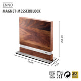 EAN 4006664139588 - GEFU 13958 taco para cuchillos Vaina protectora para cuchillo Acero inoxidable, Madera de nogal Acero ino imagen 2