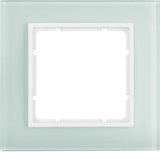 Berker 1011 69 09 Glasrahmen 1-Fach Polarweiss B.7 Glas