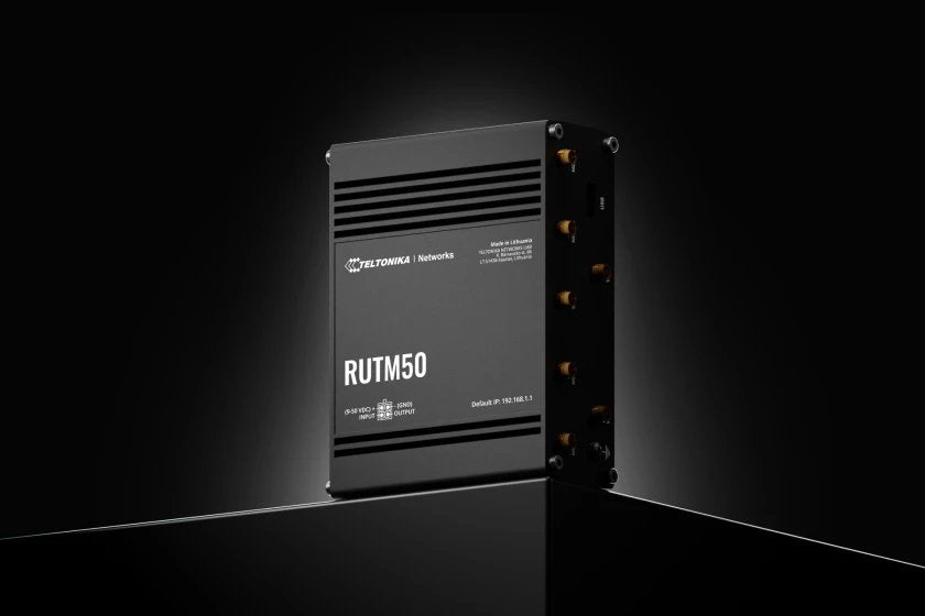 Router Inalámbrico Teltonika Rutm50  Gigabit Ethernet Doble Banda (2,4 Ghz / 5 Ghz) 5g Negro