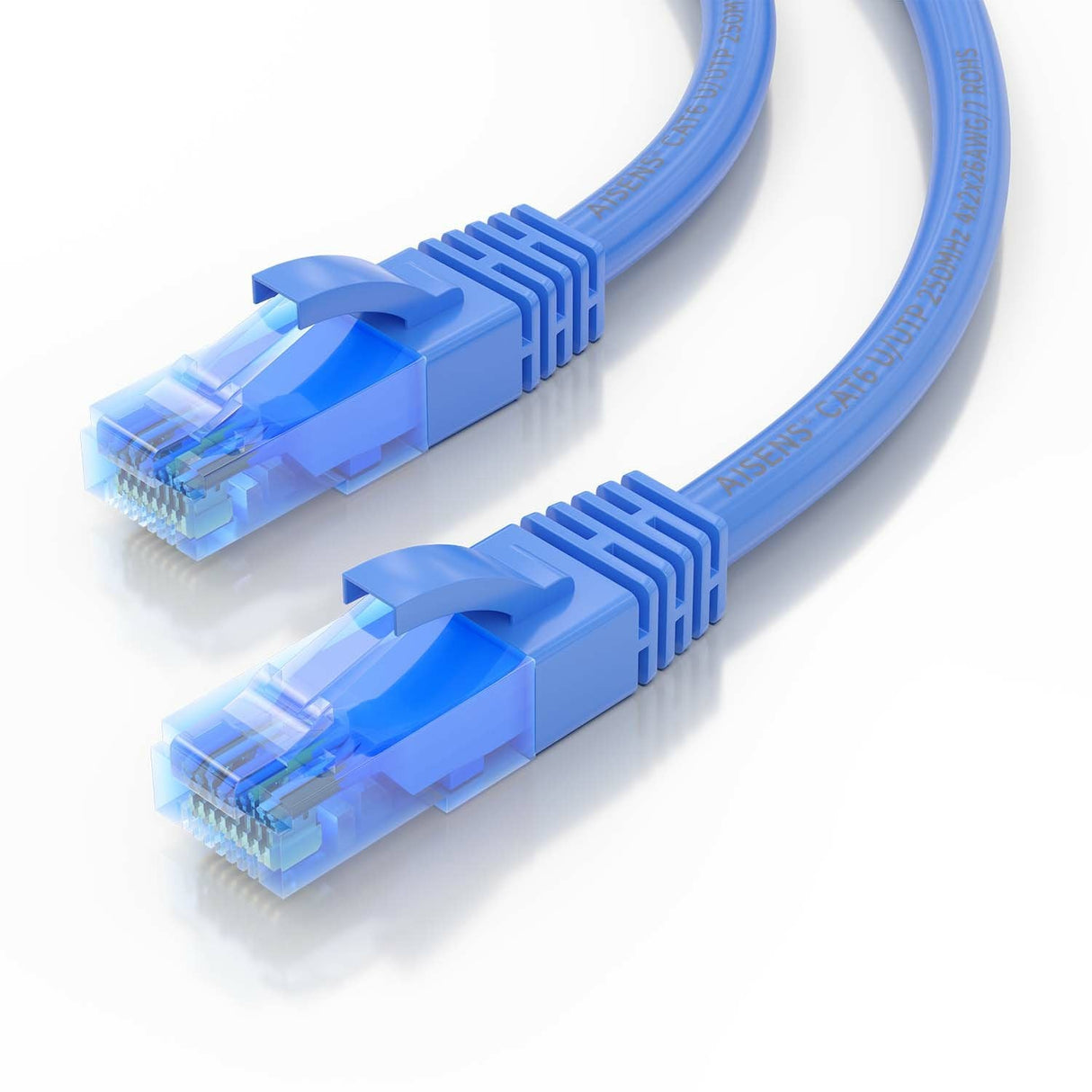 Aisens Cable De Red Rj45 Cat.6 Utp Awg26 Cca - 30cm - Azul
