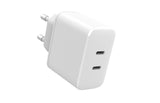 Infinite Usb-C Charger Eu Pd - 35w Dynamic. 2 X Usb-C. - White. Recycled Plastic - Warranty: 60m