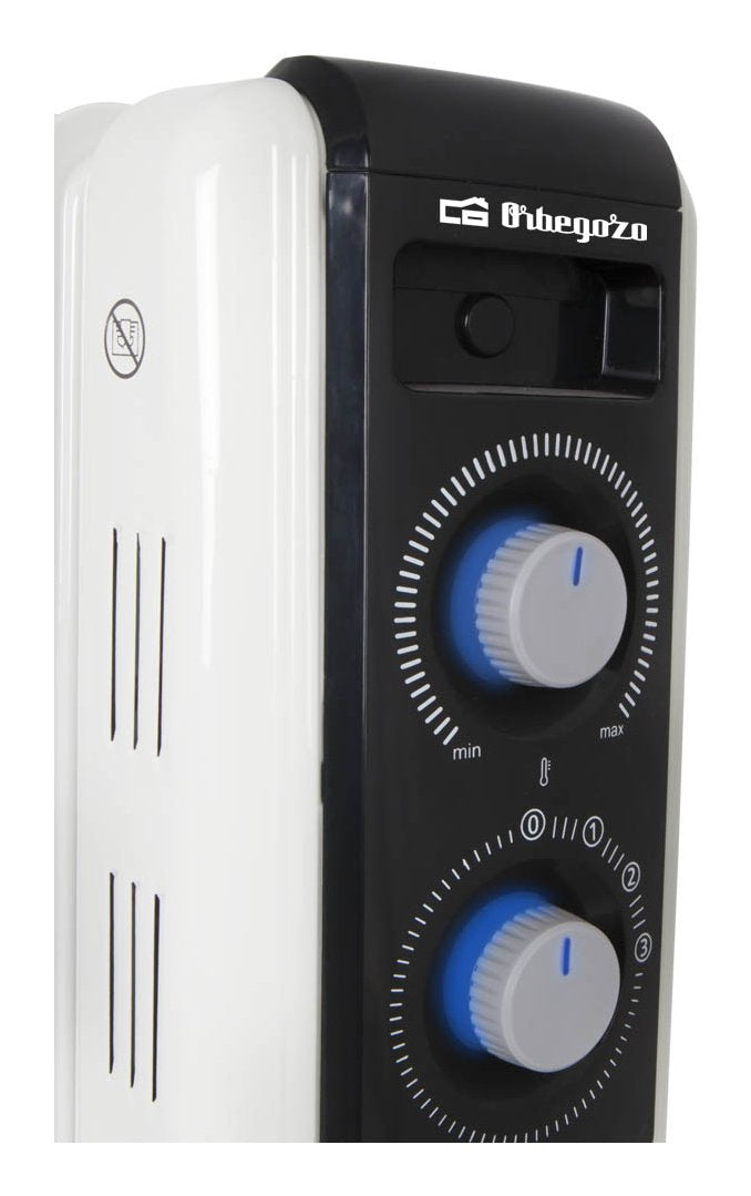 EAN 8436044536991 - Orbegozo RF-1000 calefactor eléctrico Interior Negro, Blanco 1000 W Radiador de aceite eléctrico imagen 3