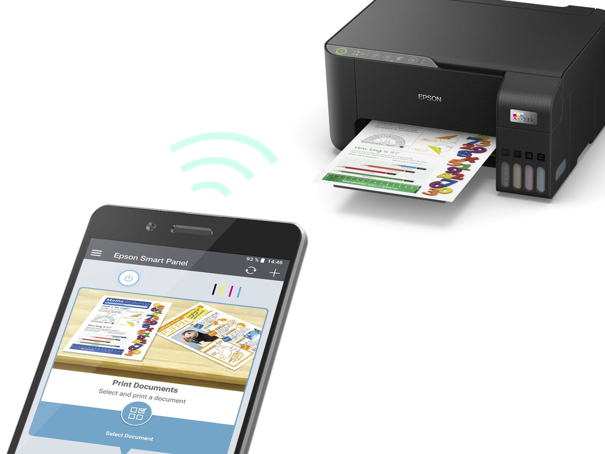 Impresora Multifunción Tinta Epson Ecotank Et 2865 Serie 2860 Color Tinta Recargable Negro