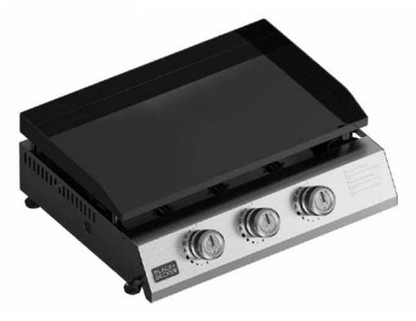 EAN 8432406340015 - Black & Decker BXOP7350E Parrilla Mesa Gas Negro, Acero inoxidable 7350 W imagen 1