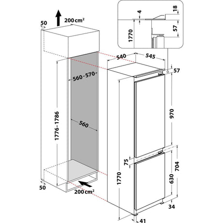 EAN 8003437046148 - Whirlpool ART66122 Integrado 273 L imagen 3
