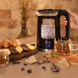 Cecotec Thermosense 330 Glassy (Negro, 2.200 Watt, 1,7 Liter) 1439