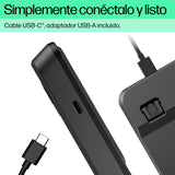 Teclado Con Cable Retroiluminado Hp 400, Teclado Negro, Aleman, Émbolo 7n7c0aa#Abd