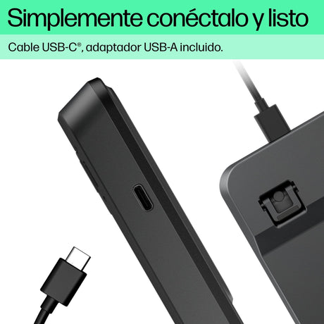 EAN 0197192768501 - HP 400 Backlit Wired Keyboard teclado Hogar USB QWERTY Inglés Negro imagen 4