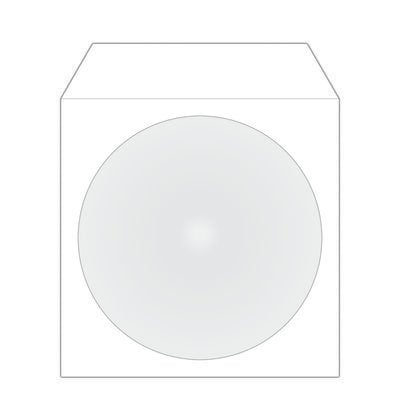 Mediarange Papiermecktaschen M. Sichtfenmer, 100er-Pack