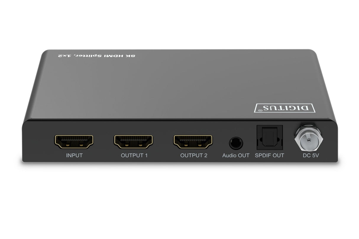 Digitus 1x2 Hdmi Splitter 8k/60hz (4:4:4) Toslink Mereo Edid Control