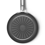 Smeg Fpf2402blm Bratpfanne, 24 Cm, Keramik, Edelstahlgriff, Mattschwarz