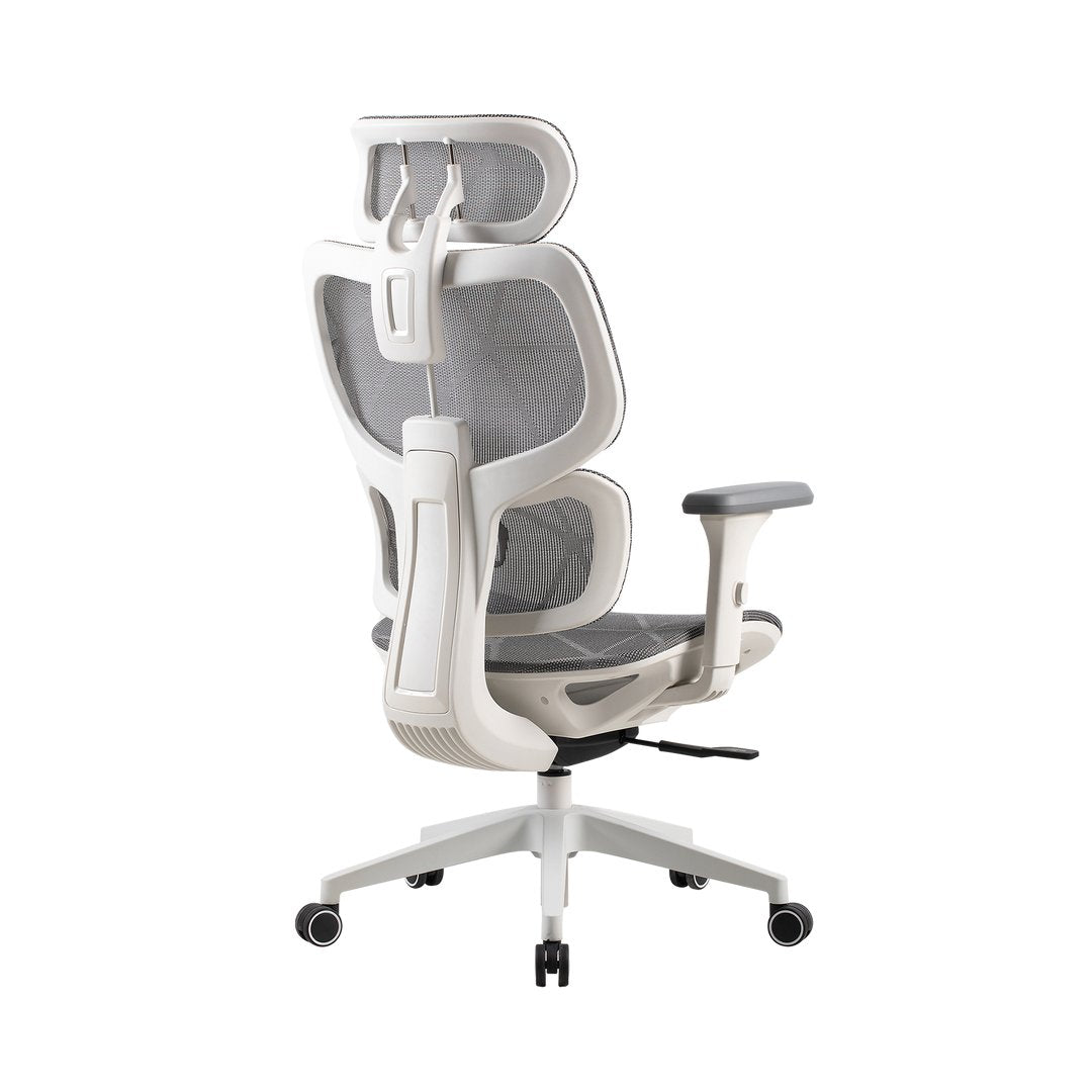 Silla De Oficina  Onex Ventra Premium De Malla, Blanca