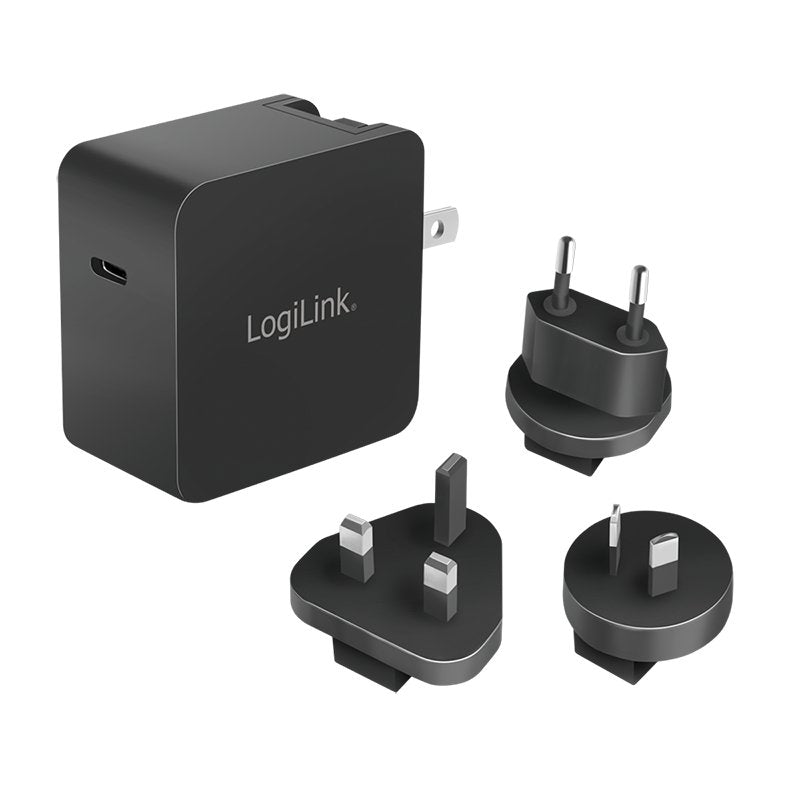 EAN 4052792069723 - LogiLink PA0302 cargador de dispositivo móvil Universal Negro Corriente alterna Carga rápida Interior imagen 1