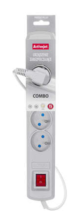 EAN 5901443113409 - Activejet ACP-5GN 5M SZ base múltiple 5 salidas AC Interior Gris imagen 4