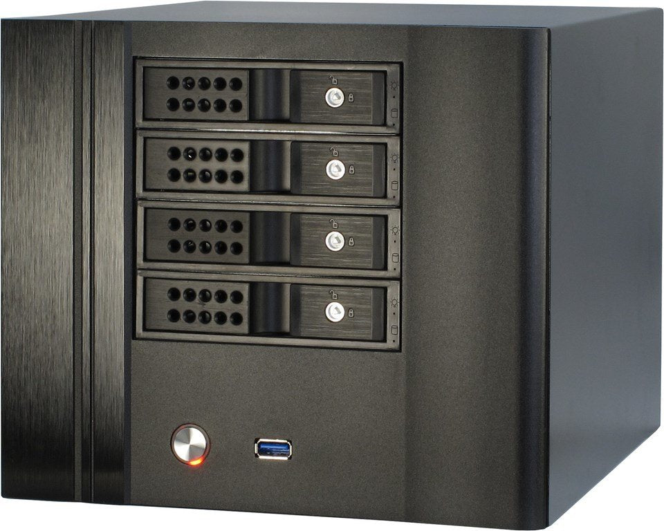 Caja Pc Inter-Tech Mini Itx Ipc Sc-4004 Usb Negra
