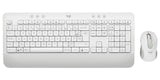 Logitech Signature Mk650 Combo For Business Juego De Teclado Y Ratón Inalámbrico Bluetooth Le Azerty Francés Blanco Hueso