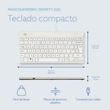 EAN 8719274492085 - R-Go Tools RGOCOUKWDWH teclado Oficina USB Inglés imagen 12