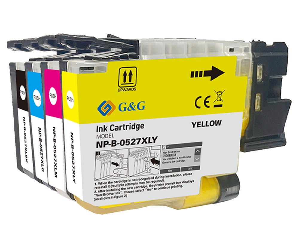 G&G Patr. Brother Lc527xlval Set 3k Copias Bk,2k Farbcopias