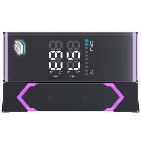 EAN 6977277369298 - Einarex EXAC-GL-100-R-B sistema de refrigeración para ordenador Procesador Refrigerador de aire 12 cm Neg imagen 11