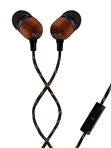 Marley Earbuds Smile Jamaica 3.5 Mm, Signature Black, Micrã³fono Incorporado