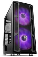 Caja Pc Nox Torre Atx Hummer Nova Argb 2xven 200mm Argb/Control Led/Lateralcristaltemplad Nxhummernova