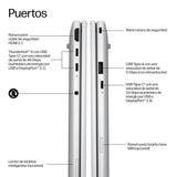 Hp Elitebook 8 G2i 14 Inch Notebook Next Gen Ai Pc Wolf Pro Security Edition Copilot+ Pc Intel Core Ultra 5 325 Portátil 35,6 Cm (14") Wuxga 16 Gb Ddr5-Sdram 512 Gb Ssd Wi-Fi 7 (802.11be) Windows 11 Pro Plata