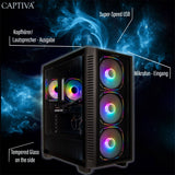 EAN 4046373898888 - CAPTIVA PC Highend Gaming R89-888 (Ryzen 9 7900X/RTX5070 12GB GDDR7/SSD 1TB/32GB/WLAN/Windows 11 Home 64- imagen 6