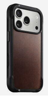 Nomad Rugged Leather Case Iphone 17 Pro Rustic Brown Horween