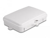 Lwl Caja Distribuidora Para Interior- Y Exterior Ip65 Resistente Al Agua Con Cerradura 6 Port Blanco