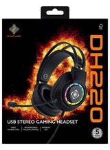 Deltaco Dh220 Gaming Headset Usb Stereo Rgb Schwarz