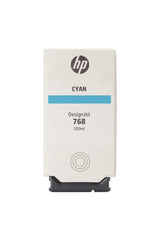 EAN 0196188231968 - HP 768 Cyan 500-ml DesignJet Ink Cartridge cabeza de impresora Inyección de tinta térmica imagen 1
