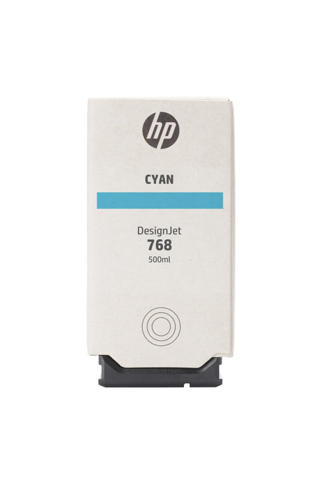 EAN 0196188231968 - HP 768 Cyan 500-ml DesignJet Ink Cartridge cabeza de impresora Inyección de tinta térmica imagen 1