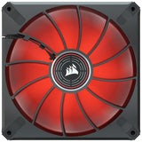 Ventilador Corsair 140*140*25 Ml140 Led Elite   Airguide Rojo Co-9050123-Ww