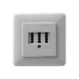 EAN 4027639001495 - ZE Kommunikationstechnik TAE 3x6 NFN UP caja de tomacorriente Blanco imagen 1
