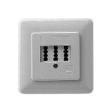 EAN 4027639001495 - ZE Kommunikationstechnik TAE 3x6 NFN UP caja de tomacorriente Blanco imagen 1