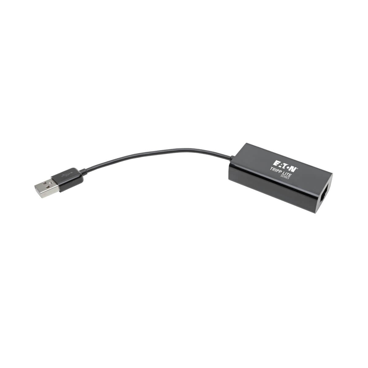 Adaptador Tripp Lite U236-000-R  Usb 2.0 Ethernet Nic - 10/100 Mbps, Rj45, Negro