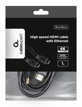 EAN 8716309082778 - Gembird CC-HDMI4L-1M cable HDMI HDMI tipo A (Estándar) Negro imagen 2