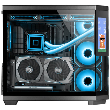 EAN 8435693113126 - Mars Gaming MC3TCORELCD carcasa de ordenador Midi Tower Negro imagen 5