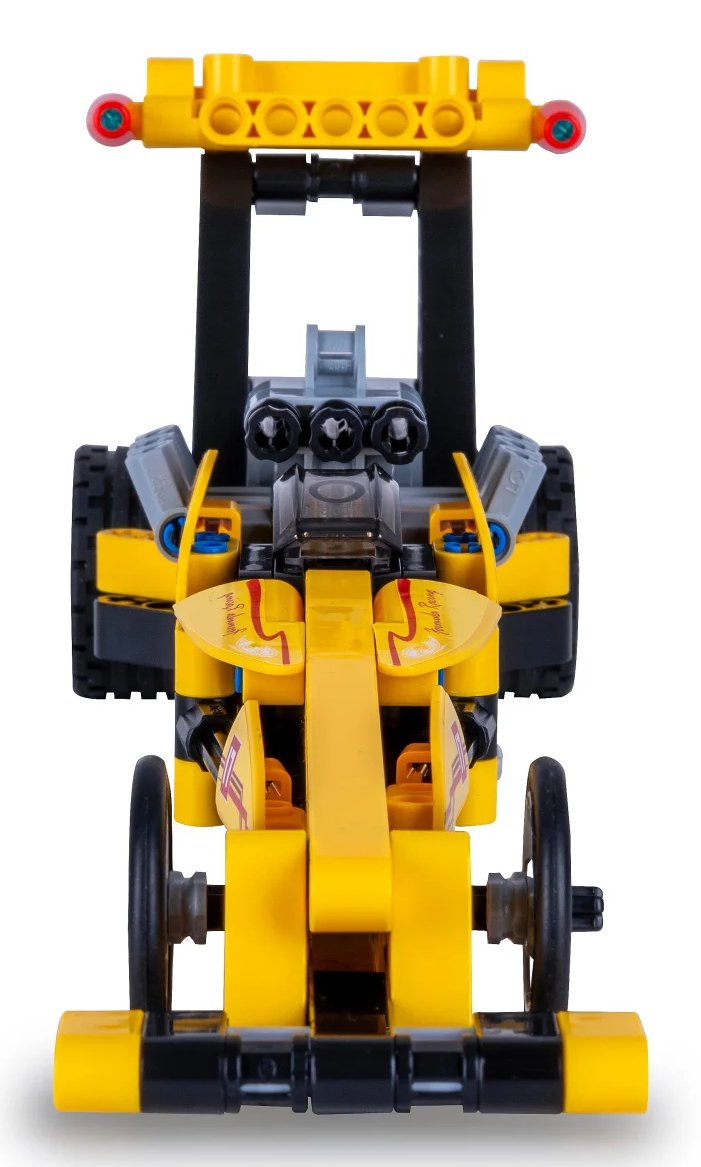 Jamara Cada Drag Racing 1:24 Bricks Amarillo