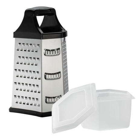 EAN 4260709010250 - Resto Kitchenware 95413 cortador de verduras en espiral o rallador manual Caja ralladora Negro, Acero ino imagen 7
